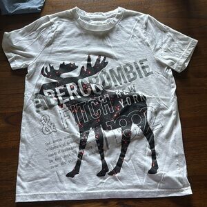 Abercrombie & Fitch White Kids Shirt
